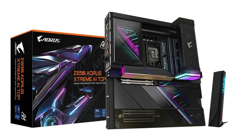 GIGABYTE Z890 AORUS XTREME AI TOP Emolevy - Intel Z890 - Intel LGA1851 socket - DDR5 RAM - Extended ATX