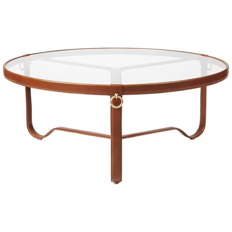 Gubi Adnet sohvapöytä Ø 100 cm Tan