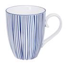 Tokyo Design Studio Nippon Blue Muki 38 Cl Lines - Kahvikupit Posliini Sininen - 15627