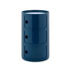 Kartell Componibili New Big Säilytys 3 Osiolla - Sivupöydät & Apupöydät Abs Sininen - 492315