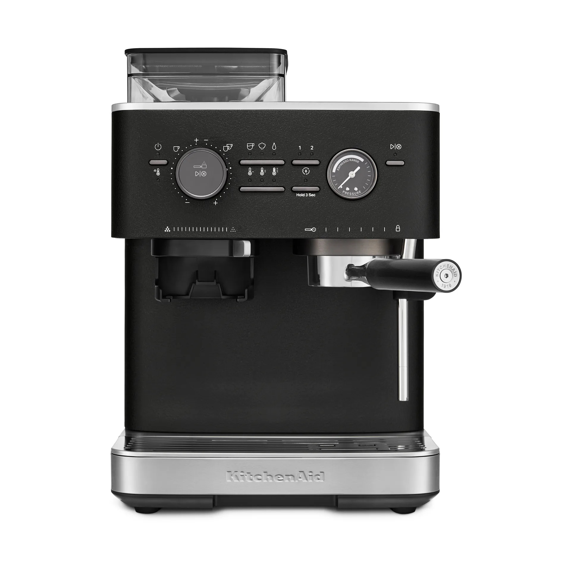 KitchenAid KitchenAid puoliautomaattinen espressokone jauhimella Cast iron black
