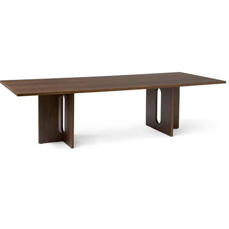 MENU Androgyne Rectangular -ruokapöytä Oak dark stained, 280 x 110 cm