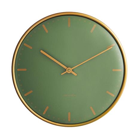 Arne Jacobsen - City Hall Seinäkello 29 cm Vihreä