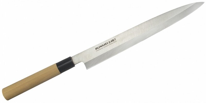 Bunmei Bunmei yanagi sashimiveitsi yksipuolinen 27 cm Ruostumaton teräs