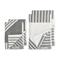 NJRD Stripes pyyhesetti 4 osaa - Harmaa – kuva 1