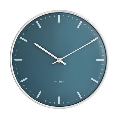Arne Jacobsen - City Hall Seinäkello 21 cm Sininen – kuva 2/8