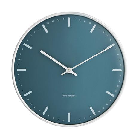 Arne Jacobsen - City Hall Seinäkello 29 cm Sininen