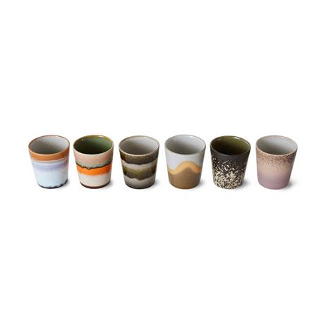HKliving 70's muki 6-pakkaus Elements