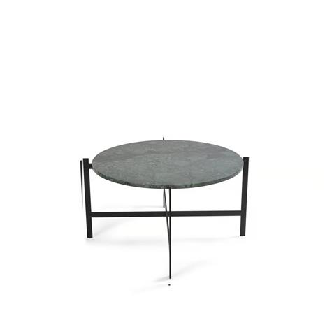 OX Denmarq Deck Large pöytä, vihreä marmori/musta