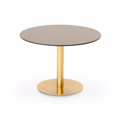 Tom Dixon Flash sohvapöytä pyöreä Kupari-messinkiteline