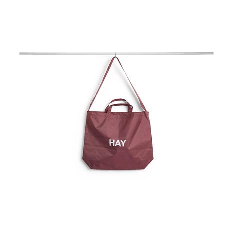 HAY - Grid Crossover Bag - Medium - Viininpunainen
