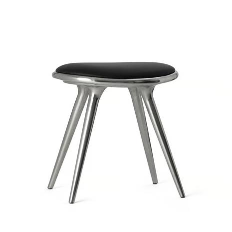 Mater Low Stool 47 cm, Recycled Aluminium