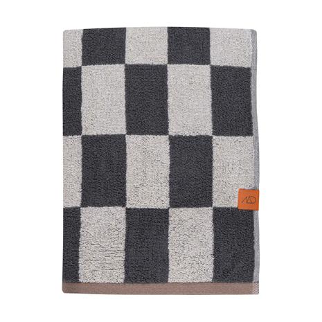Mette Ditmer - RETRO bath towel - Dark grey