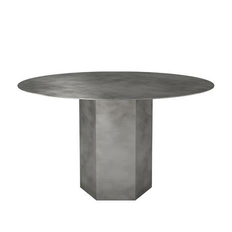 Gubi Epic Coffee Table ä˜130 Steel, Misty Grey – kuva 6/8