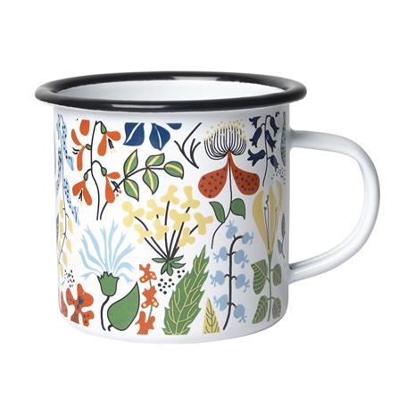 Pluto Design Herbarium emalimuki Valkoinen-multi
