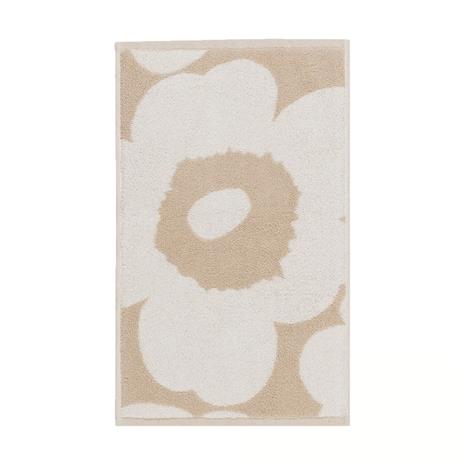 Marimekko Unikko vieraspyyhe 30 x 50 cm Beige-white