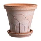 Bergs Potter Fleur ruukku aluslautasella 2 osaa Rosa, ä˜18 cm