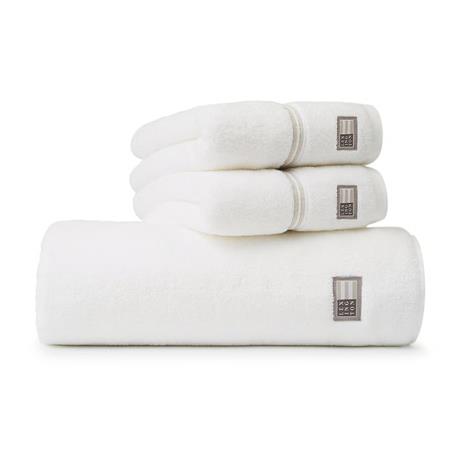 Lexington Hotel Towel 70x130 cm, White/Beige