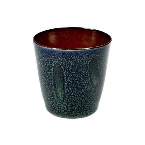 Serax Conic Goblet S D7 H7, Dark Blue/Rust