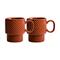 Sagaform Coffee & More kahvimuki 2 kpl, terracotta – kuva 5