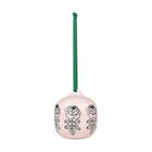 Marimekko Vihkiruusu lasipallo Rosa, 7ä—7 cm