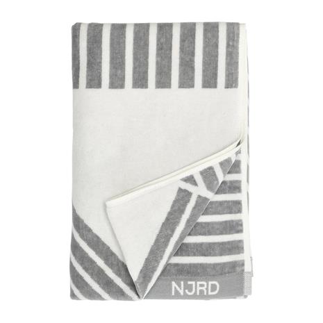 NJRD Stripes kylpypyyhe 70x140 cm Harmaa