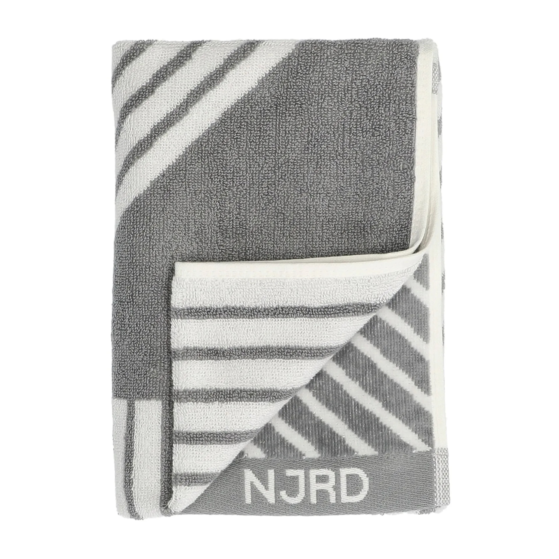 NJRD Stripes pyyhe 50x70 cm Harmaa