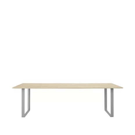 Muuto 70/70 ruokapöytä 255 x 108 cm Solid oak-Grey