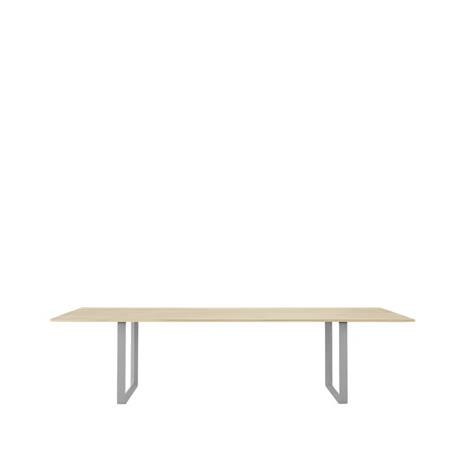 Muuto 70/70 ruokapöytä 295 x 108 cm Solid oak-Grey