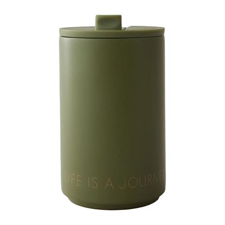 Design Letters - Thermo/Insulated Cup - Forest green
