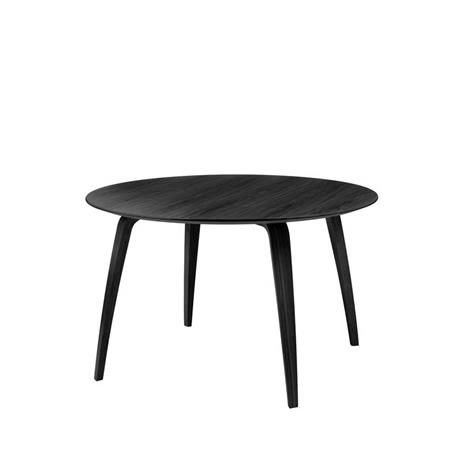 Gubi GUBI Ruokapöytä 120cm, Musta
