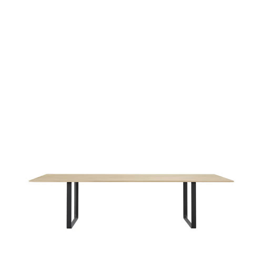 Muuto 70/70 ruokapöytä 295 x 108 cm Solid oak-Black