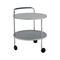 SMD Design Trolley Round basic -tarjoiluvaunu Vaaleanharmaa, kromirunko – kuva 4