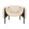 Hem Puffy lounge-nojatuoli Eggshell-black grey – kuva 2