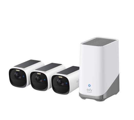 Anker EufyCam 3x E40 + HomeBase 2 16GB | Human detection
