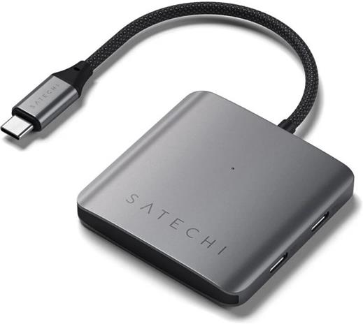 Satechi USB-C-hubb med 4 portar och PD