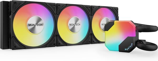 Montech Hyper Flow ARGB 360 - White - CPU Vesijäähdytys - Max 29 dBA – kuva 2/8