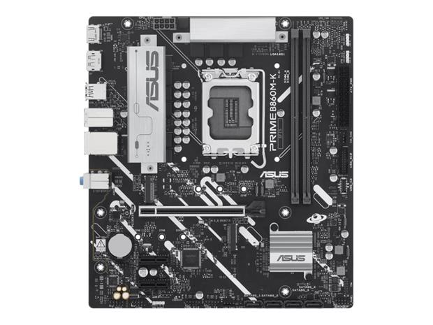 ASUS PRIME B860M-K Emolevy - Intel B860 - Intel LGA1851 socket - DDR5 RAM - Micro-ATX