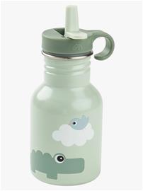 Done by Deer - Metal bottle Playground - Green - 350 ml