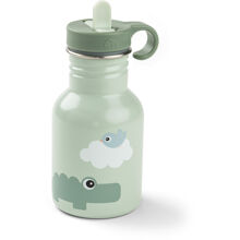 Done by Deer - Metal bottle Playground - Green - 350 ml