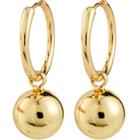 Pilgrim Air Hoop Earrings Gold-Plated - Gold - ONE SIZE