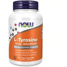 NOW L-Tyrosine 750 mg 90 kapselia