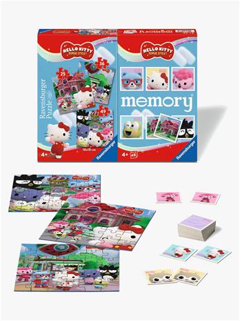 Ravensburger Hello Kitty Palapeli 3-in-1 + Muistipeli – kuva 1/8