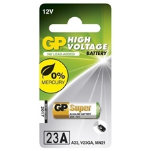 GP Batteries â€“ High voltage 23A 1 Pack (B) (103020)