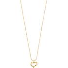Pilgrim Iris Necklace Gold-Plated - Gold - ONE SIZE