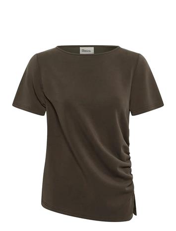 My Essential Wardrobe Mwhelle Asymmetric Tee - White - L