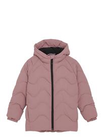 Color Kids Jacket W. Hood - Quilt - Blue - 140