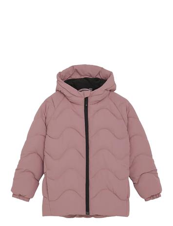 Color Kids Jacket W. Hood - Quilt - Blue - 140