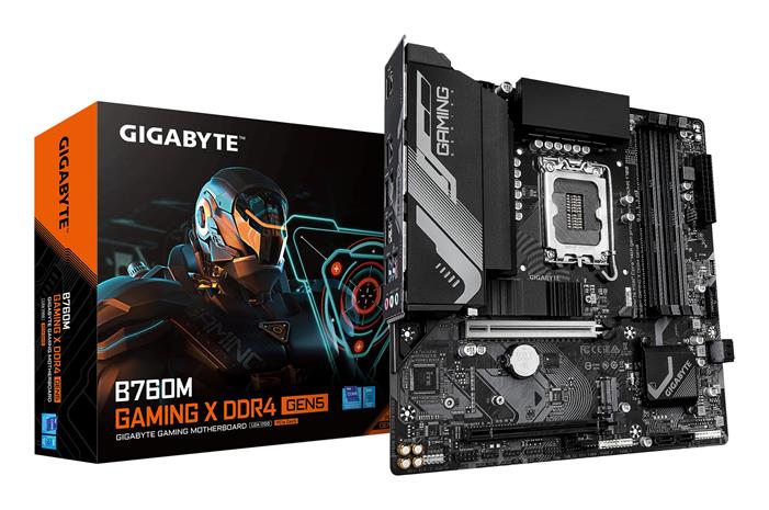 GIGABYTE B760M Gaming X DDR4 GEN5 Emolevy - Intel B760 - Intel LGA1700 socket - DDR4 RAM - Micro-ATX