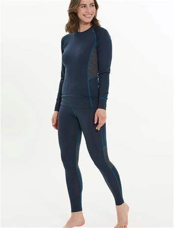 Whistler Lapas W Wool Mesh Baselayer Pants - Navy - 44